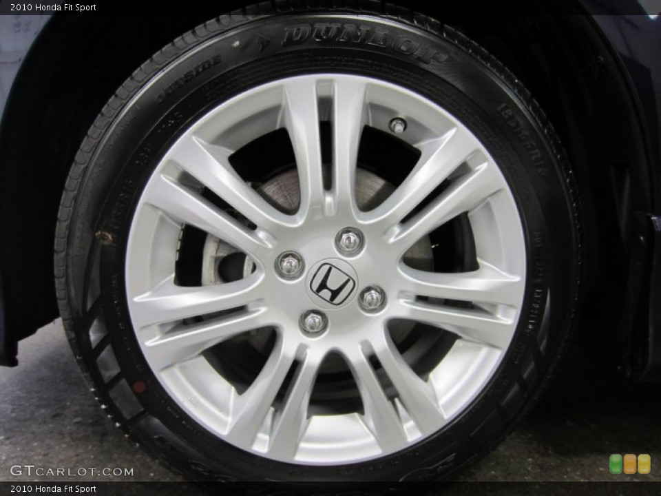 2010 Honda Fit Sport Wheel and Tire Photo #54990844