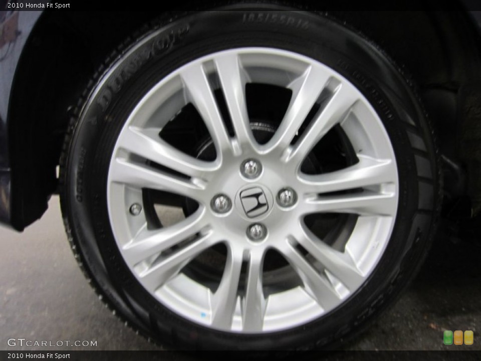 2010 Honda Fit Sport Wheel and Tire Photo #54990928