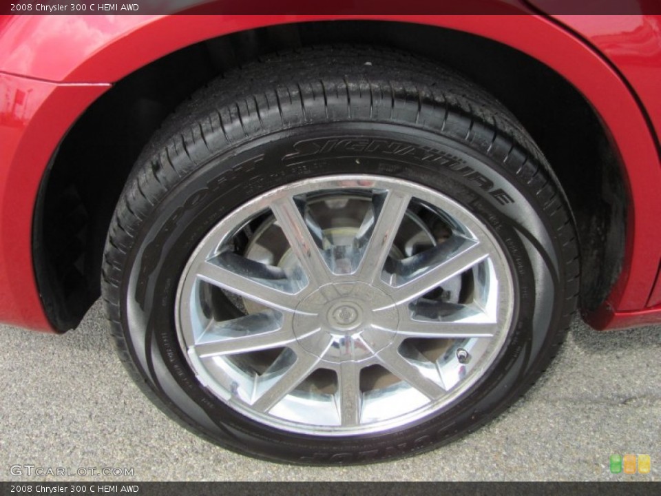 2008 Chrysler 300 C HEMI AWD Wheel and Tire Photo #54992309