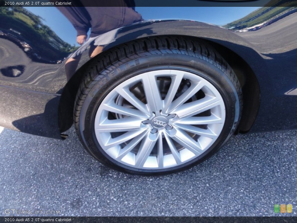 2010 Audi A5 2.0T quattro Cabriolet Wheel and Tire Photo #54993190