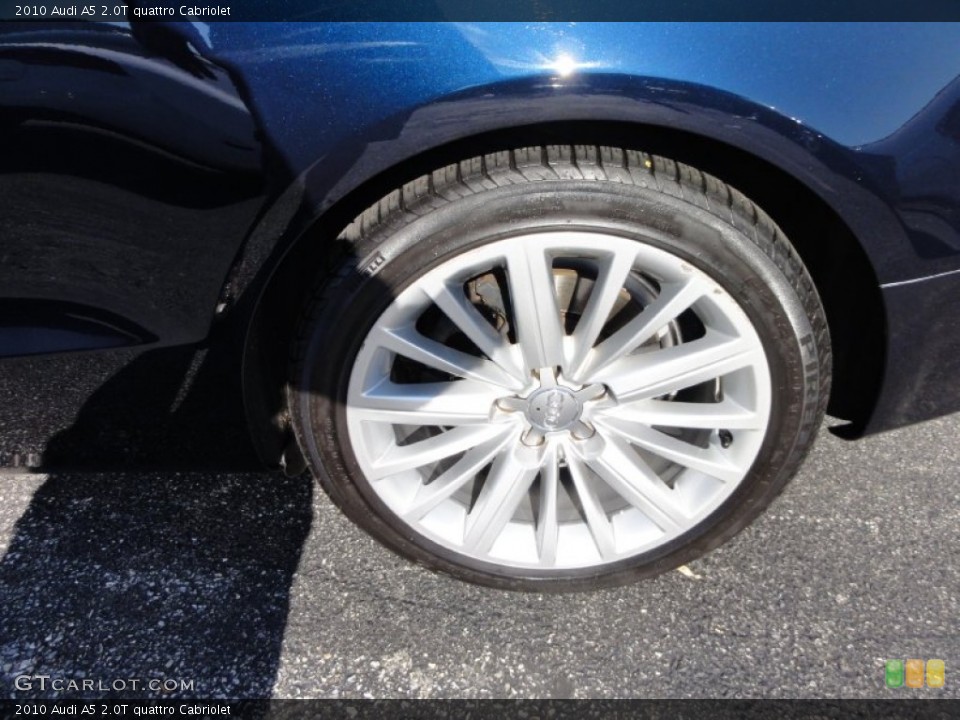 2010 Audi A5 2.0T quattro Cabriolet Wheel and Tire Photo #54993235