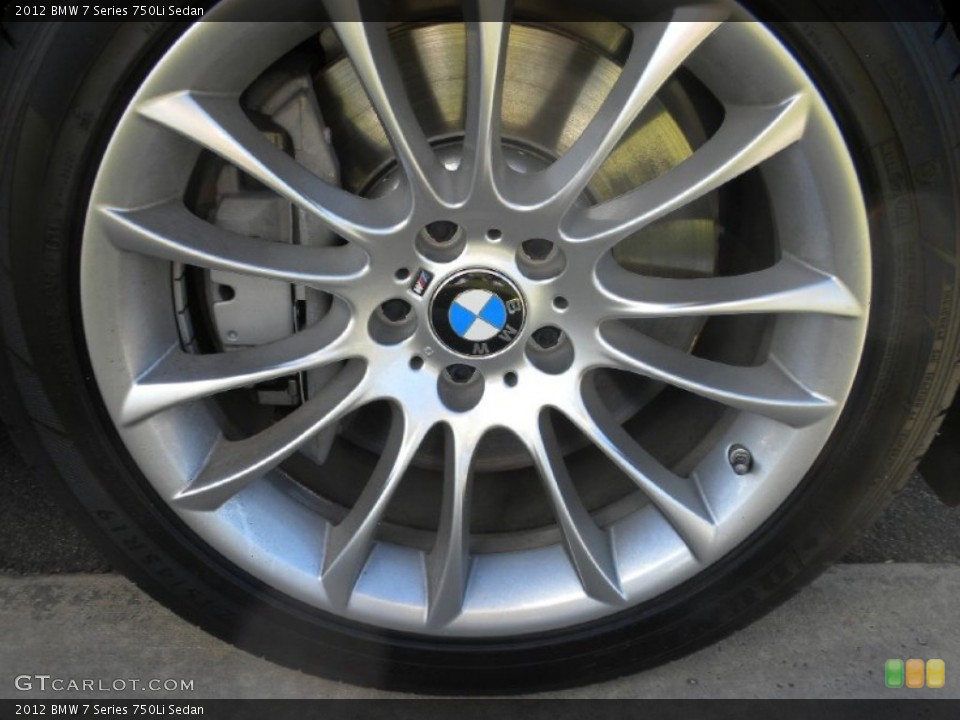 2012 BMW 7 Series 750Li Sedan Wheel and Tire Photo #54993536