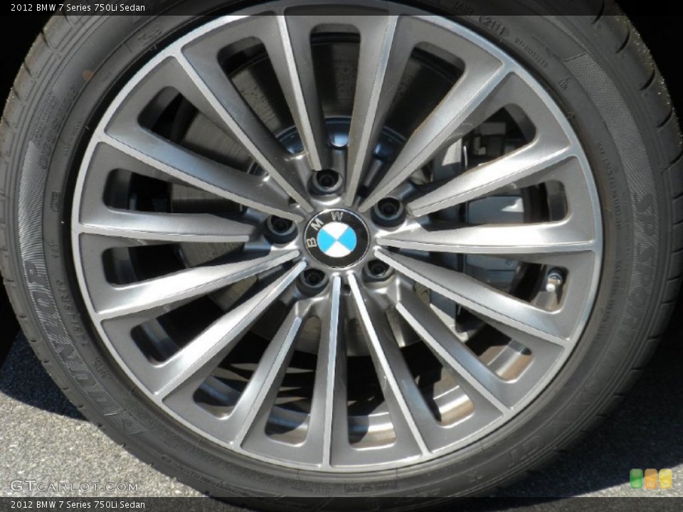 2012 BMW 7 Series 750Li Sedan Wheel and Tire Photo #54993616
