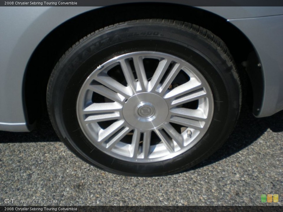 2008 Chrysler Sebring Touring Convertible Wheel and Tire Photo #54994664