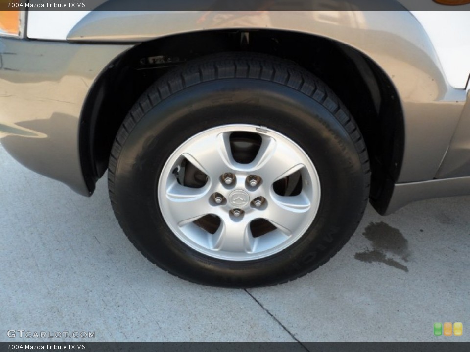 2004 Mazda Tribute LX V6 Wheel and Tire Photo #55003207