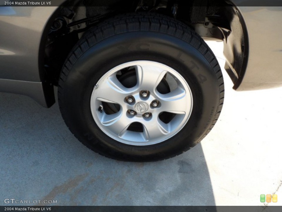 2004 Mazda Tribute LX V6 Wheel and Tire Photo #55003216