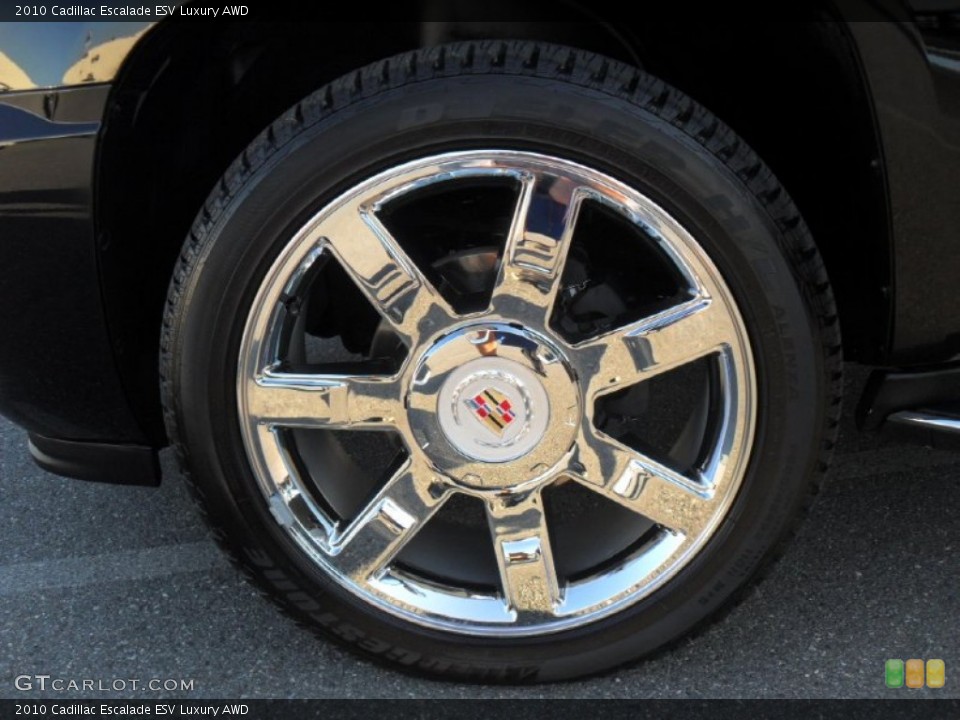 2010 Cadillac Escalade ESV Luxury AWD Wheel and Tire Photo #55003660