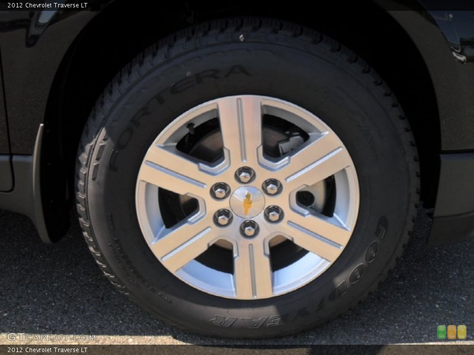 2012 Chevrolet Traverse LT Wheel and Tire Photo #55005518