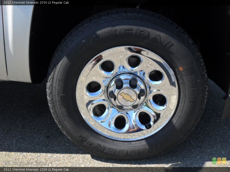 2012 Chevrolet Silverado 1500 LS Regular Cab Wheel and Tire Photo #55005904