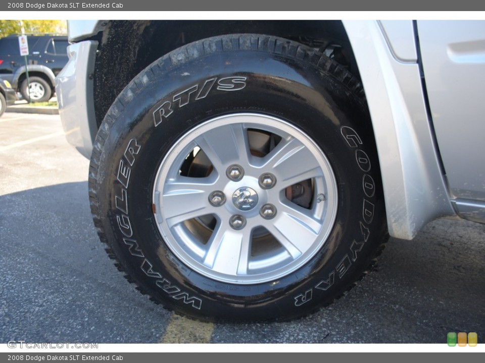 2008 Dodge Dakota SLT Extended Cab Wheel and Tire Photo #55006403