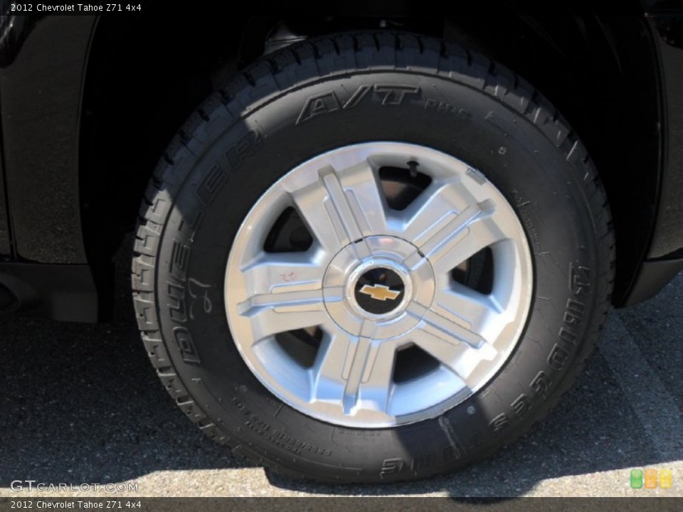 2012 Chevrolet Tahoe Z71 4x4 Wheel and Tire Photo #55006783