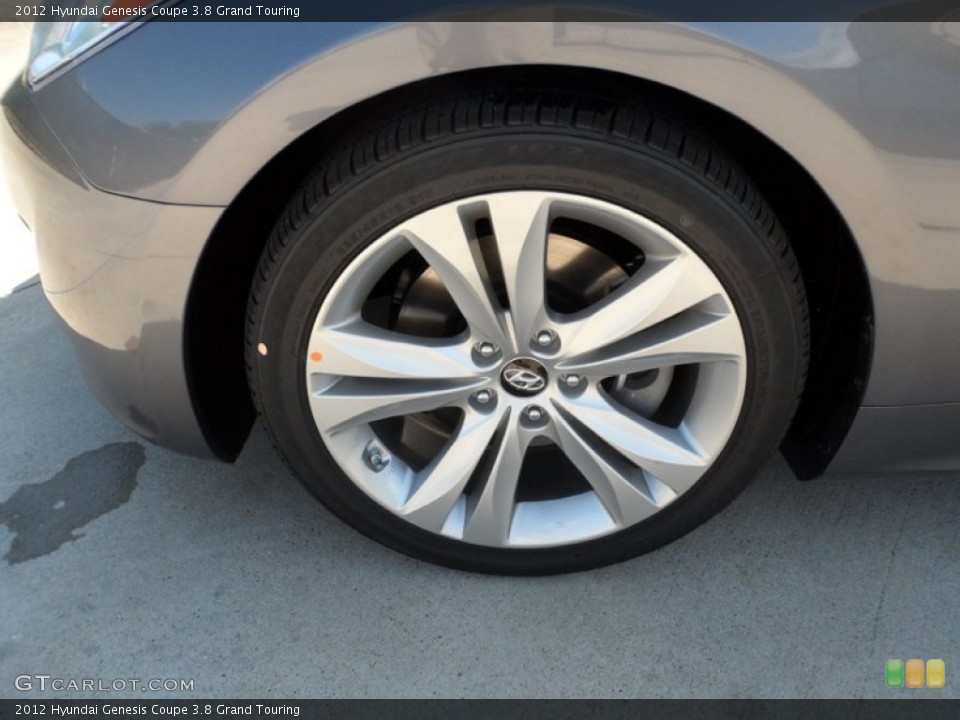 2012 Hyundai Genesis Coupe 3.8 Grand Touring Wheel and Tire Photo #55007533