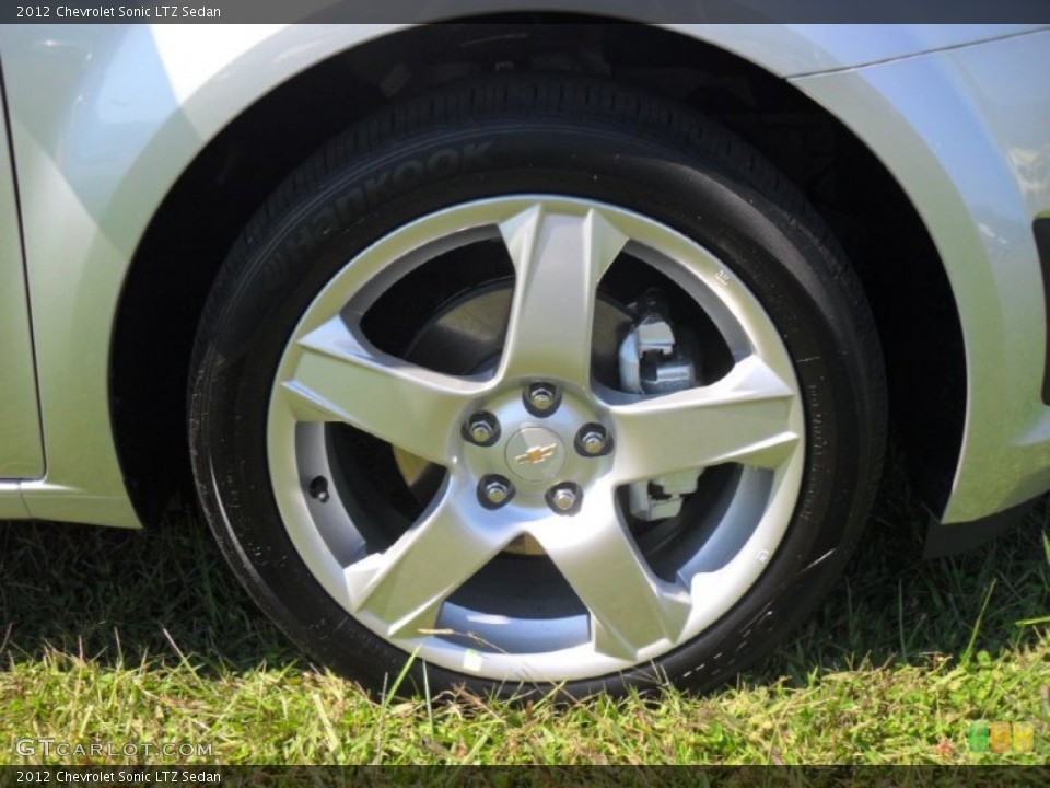 2012 Chevrolet Sonic LTZ Sedan Wheel and Tire Photo #55008515