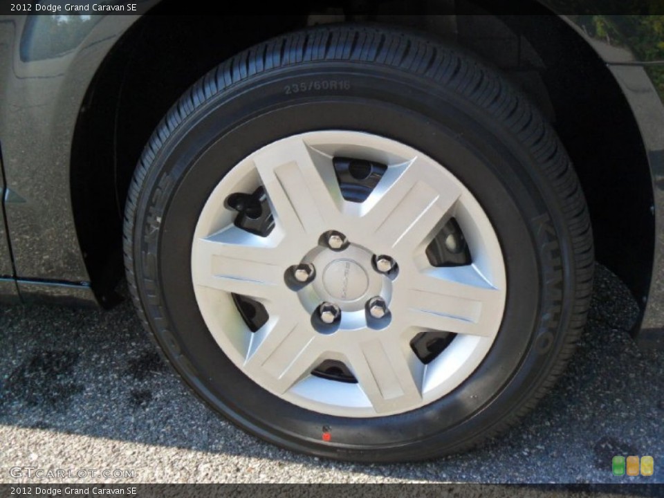 2012 Dodge Grand Caravan SE Wheel and Tire Photo #55009676