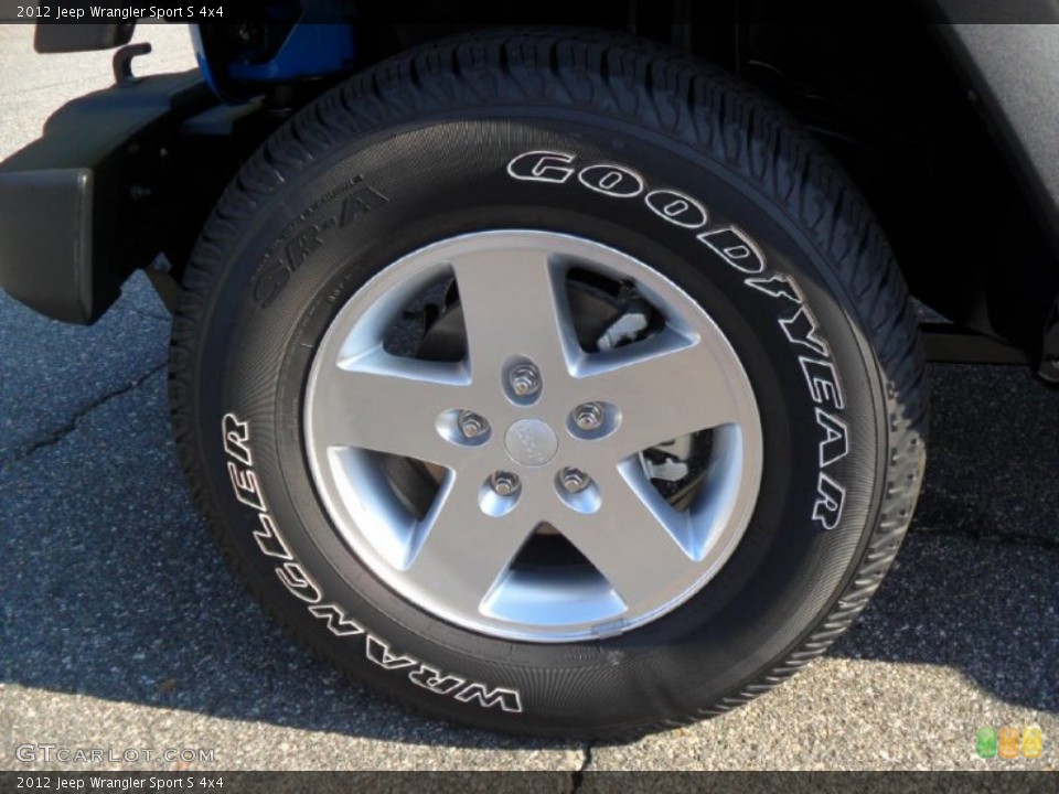 2012 Jeep Wrangler Sport S 4x4 Wheel and Tire Photo #55010072