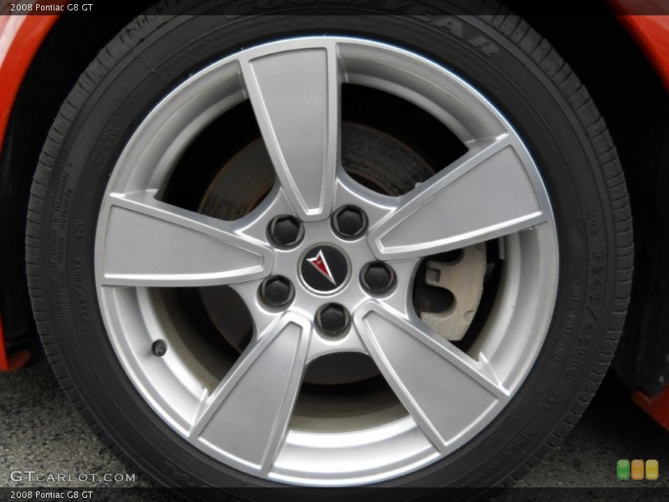 2008 Pontiac G8 GT Wheel and Tire Photo #55012786