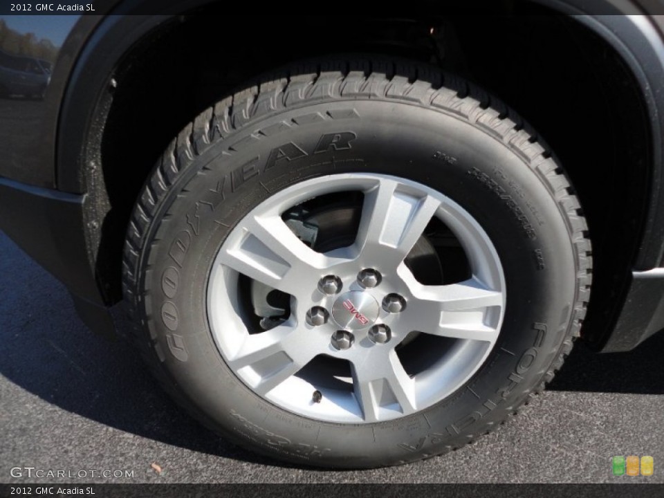 2012 GMC Acadia SL Wheel and Tire Photo #55020214