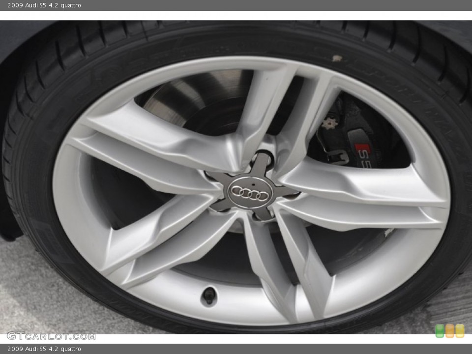 2009 Audi S5 4.2 quattro Wheel and Tire Photo #55024257