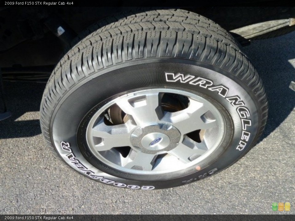 2009 Ford F150 STX Regular Cab 4x4 Wheel and Tire Photo #55026336