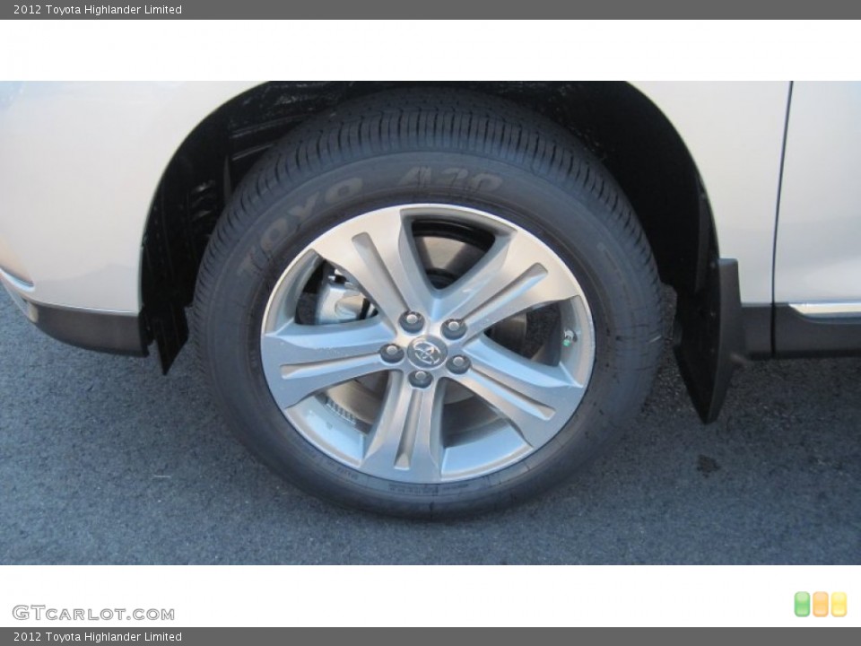 2012 Toyota Highlander Limited Wheel and Tire Photo #55032771