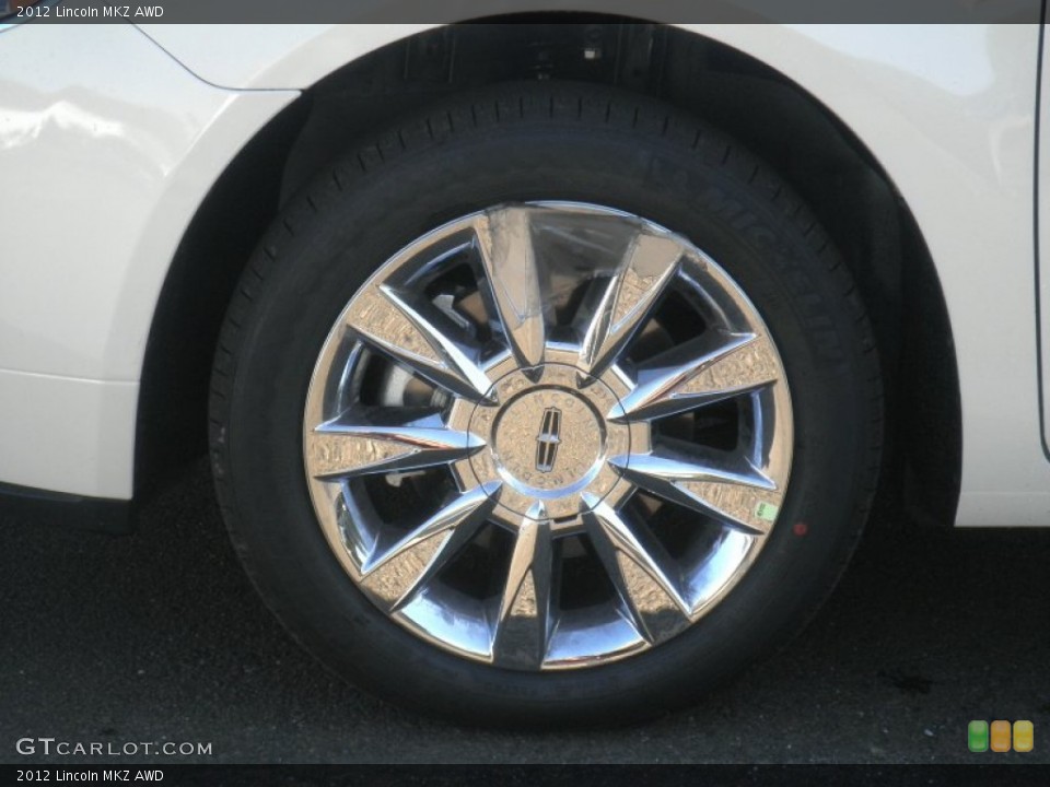 2012 Lincoln MKZ AWD Wheel and Tire Photo #55058250