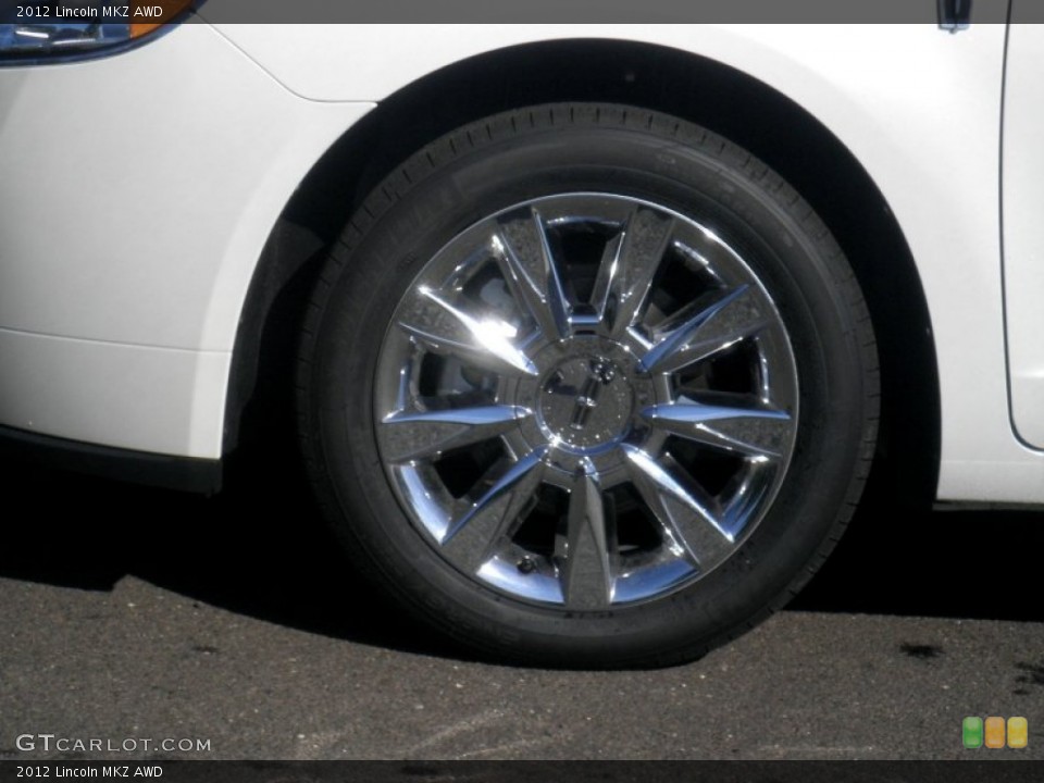 2012 Lincoln MKZ AWD Wheel and Tire Photo #55058400