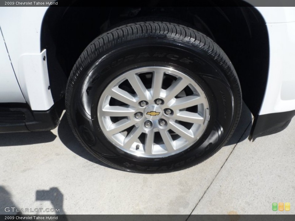 2009 Chevrolet Tahoe Hybrid Wheel and Tire Photo #55059504