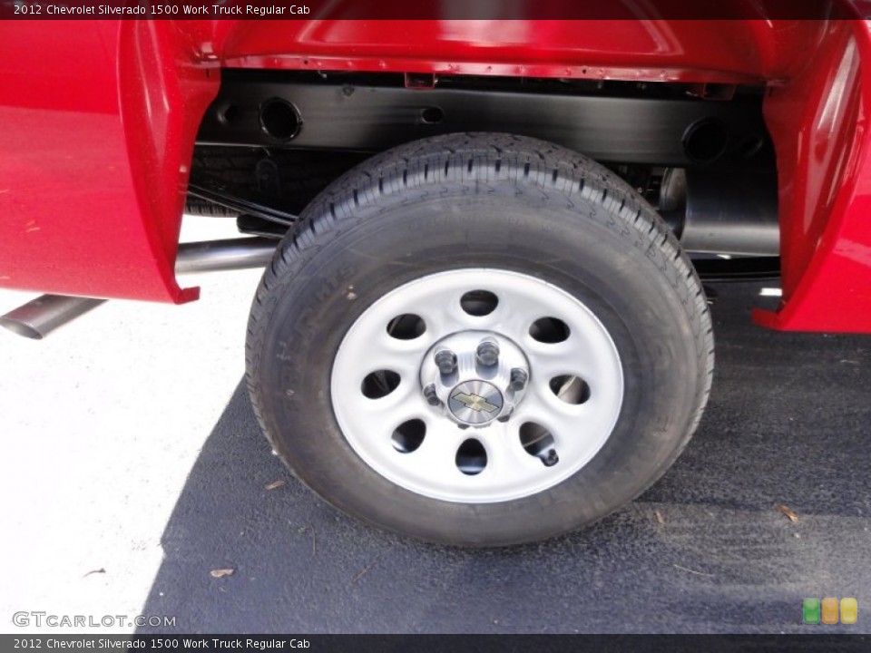 2012 Chevrolet Silverado 1500 Work Truck Regular Cab Wheel and Tire Photo #55063551