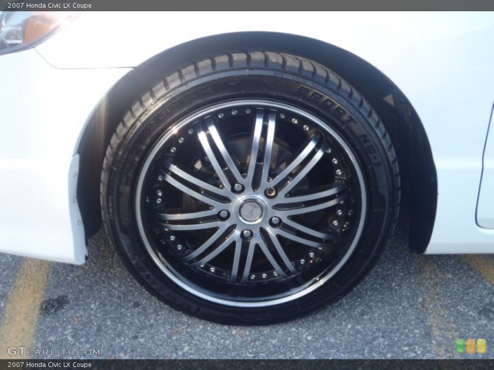 2007 Honda Civic Custom Wheel and Tire Photo #55073756