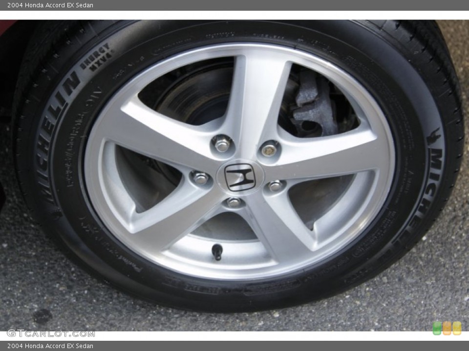 2004 Honda Accord EX Sedan Wheel and Tire Photo #55075578