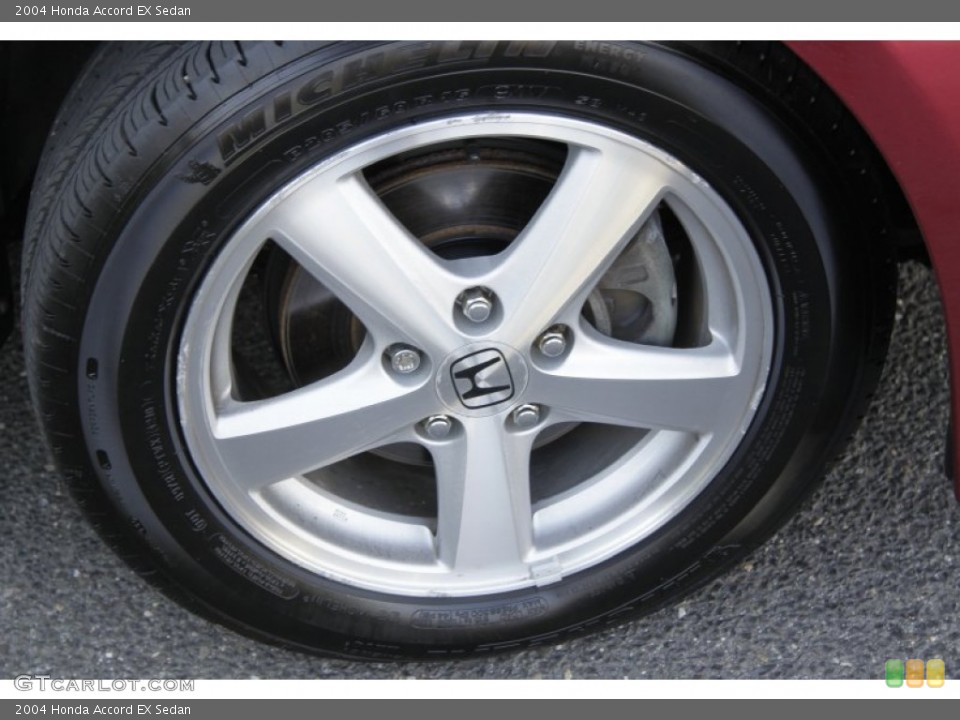 2004 Honda Accord EX Sedan Wheel and Tire Photo #55075597