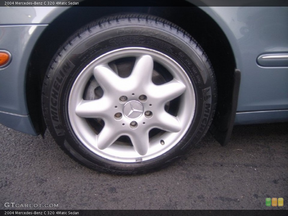 2004 Mercedes-Benz C 320 4Matic Sedan Wheel and Tire Photo #55075813