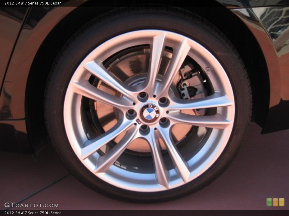 2012 BMW 7 Series 750Li Sedan Wheel and Tire Photo #55076317