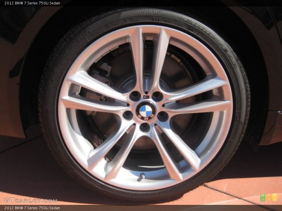 2012 BMW 7 Series 750Li Sedan Wheel and Tire Photo #55076326