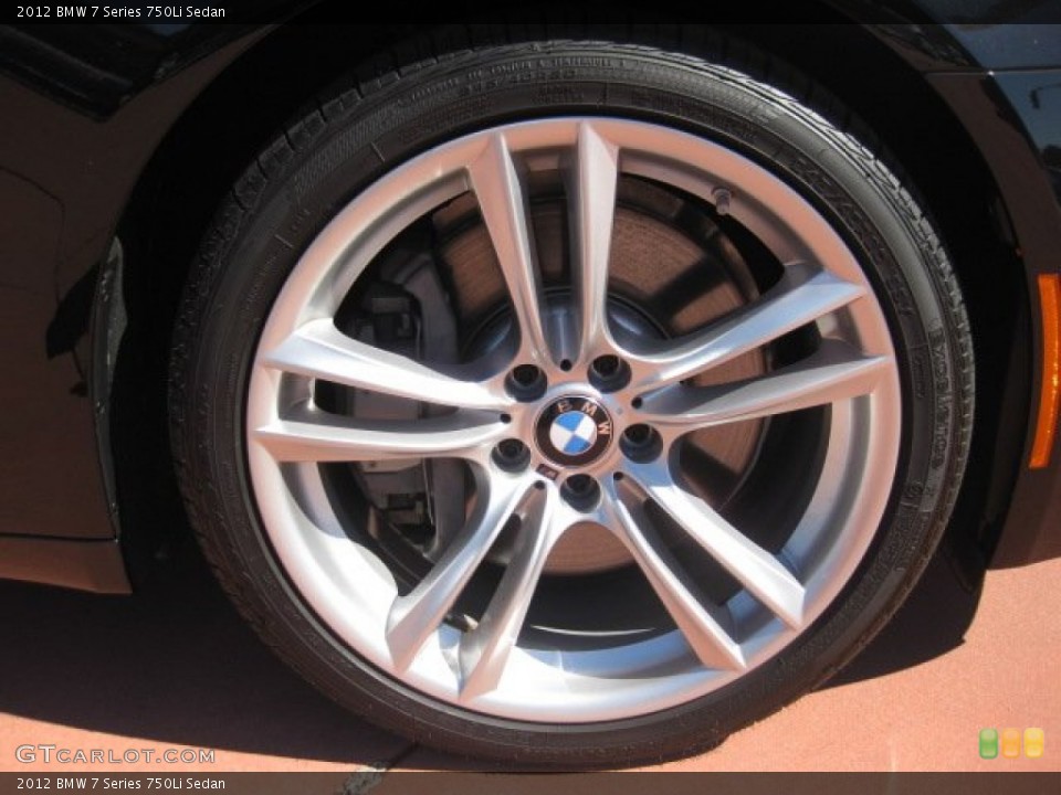 2012 BMW 7 Series 750Li Sedan Wheel and Tire Photo #55076335