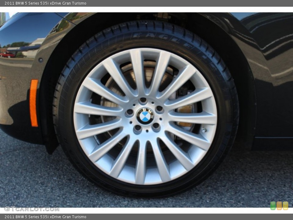 2011 BMW 5 Series 535i xDrive Gran Turismo Wheel and Tire Photo #55078210