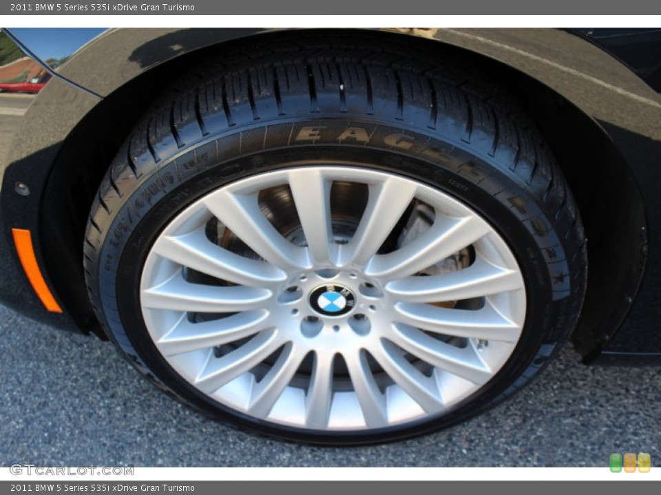 2011 BMW 5 Series 535i xDrive Gran Turismo Wheel and Tire Photo #55078219