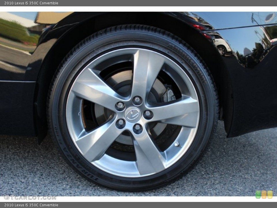 2010 Lexus IS 350C Convertible Wheel and Tire Photo #55082383