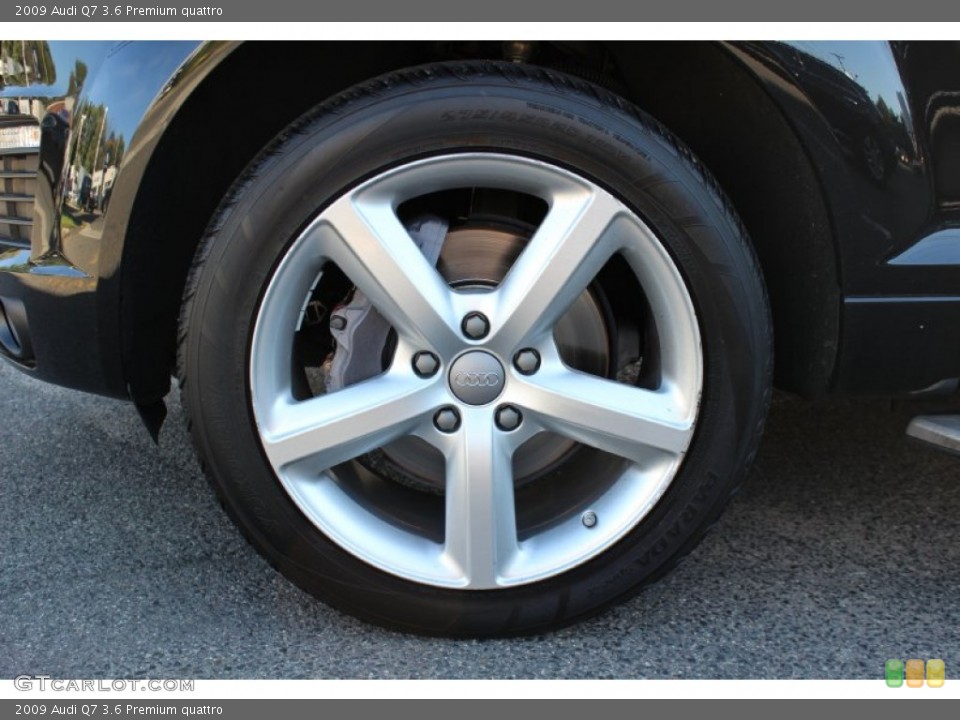 2009 Audi Q7 3.6 Premium quattro Wheel and Tire Photo #55082683