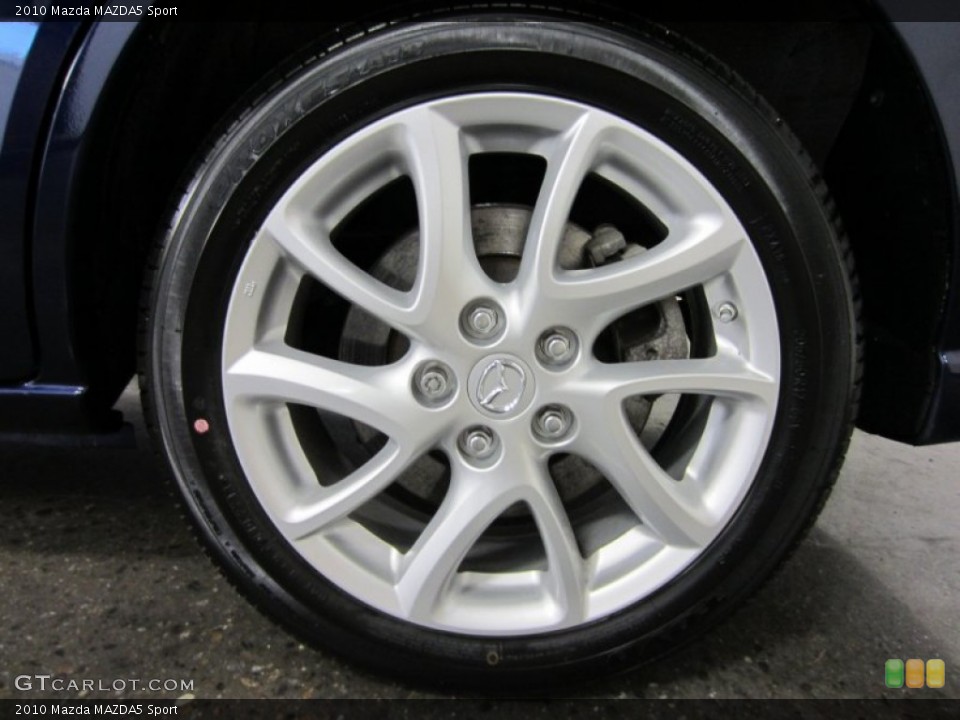 2010 Mazda MAZDA5 Sport Wheel and Tire Photo #55083865