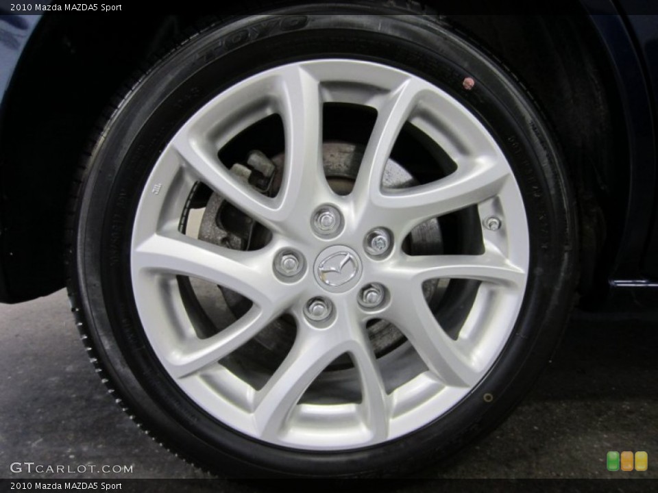 2010 Mazda MAZDA5 Sport Wheel and Tire Photo #55083934