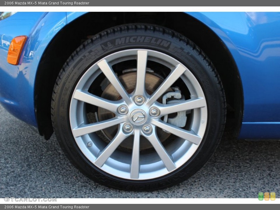 2006 Mazda MX-5 Miata Grand Touring Roadster Wheel and Tire Photo #55085020