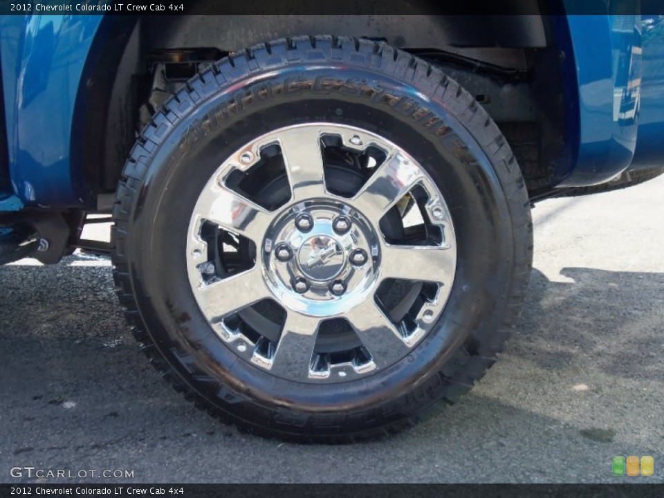 2012 Chevrolet Colorado LT Crew Cab 4x4 Wheel and Tire Photo #55086199