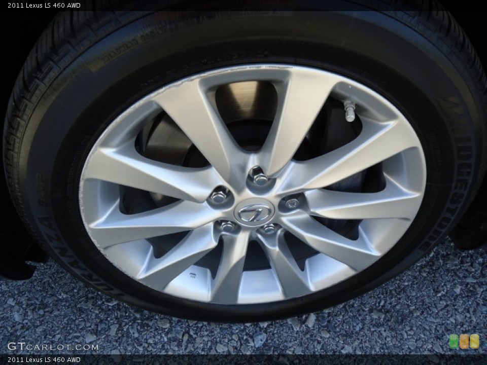 2011 Lexus LS 460 AWD Wheel and Tire Photo #55092172