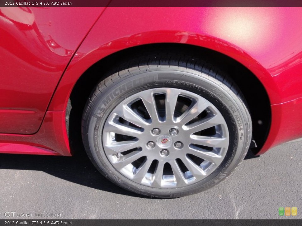 2012 Cadillac CTS 4 3.6 AWD Sedan Wheel and Tire Photo #55094006