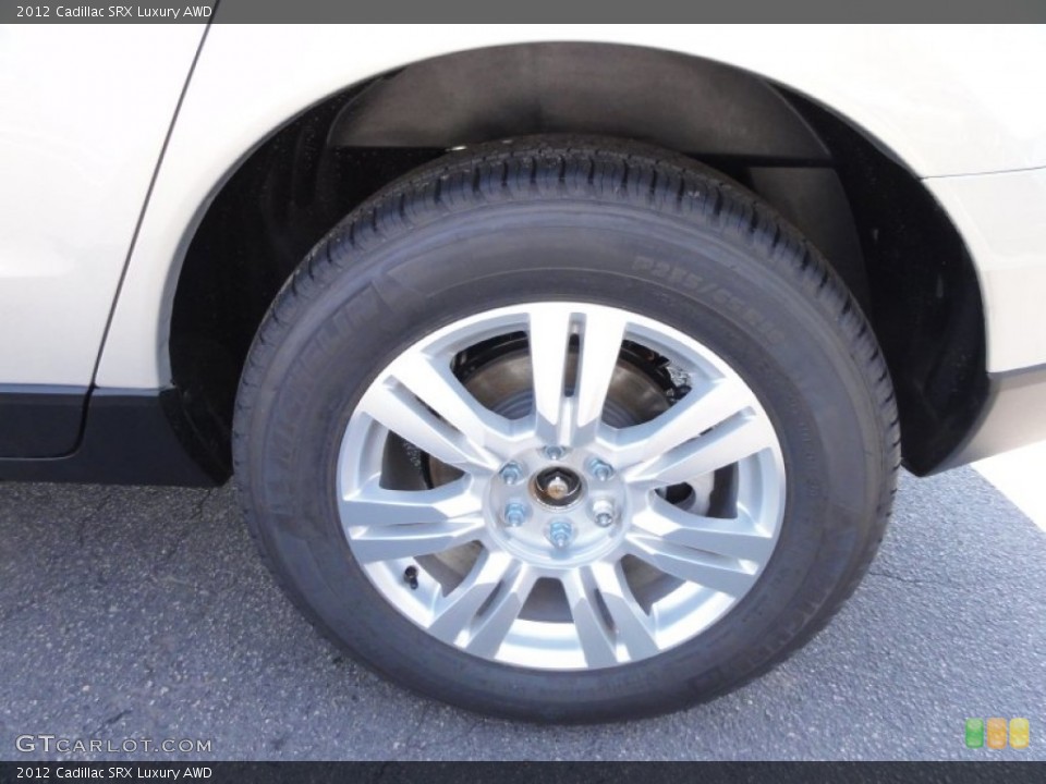 2012 Cadillac SRX Luxury AWD Wheel and Tire Photo #55094500