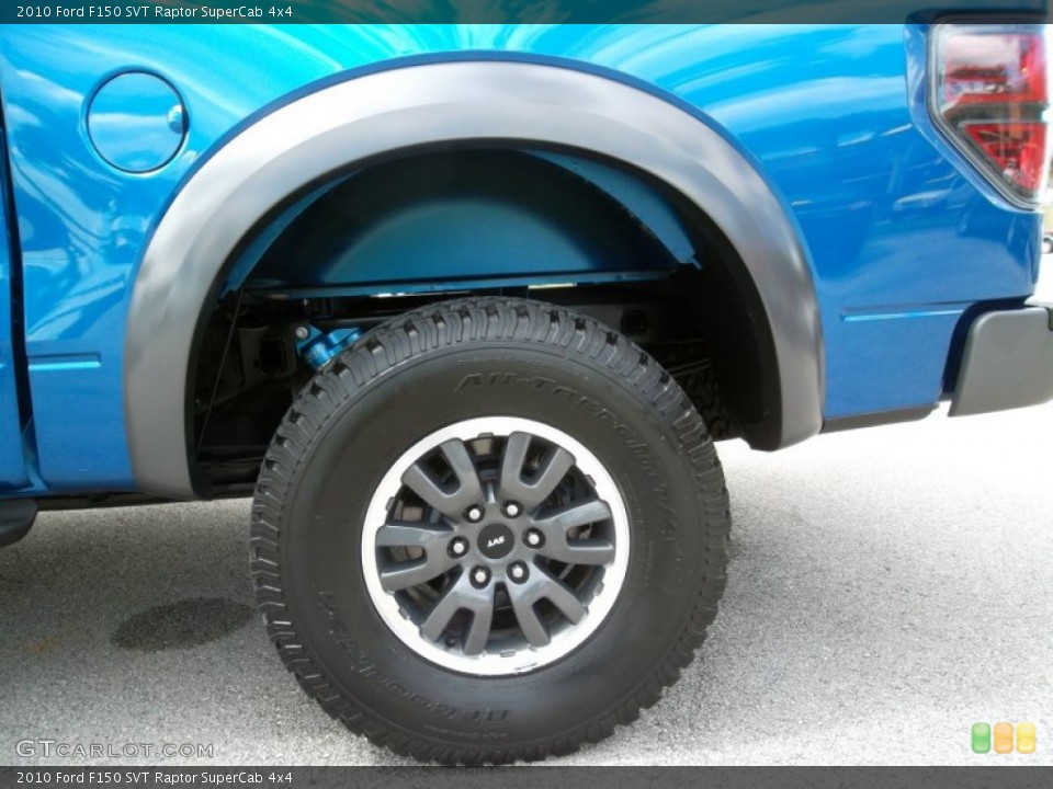 2010 Ford F150 SVT Raptor SuperCab 4x4 Wheel and Tire Photo #55096429