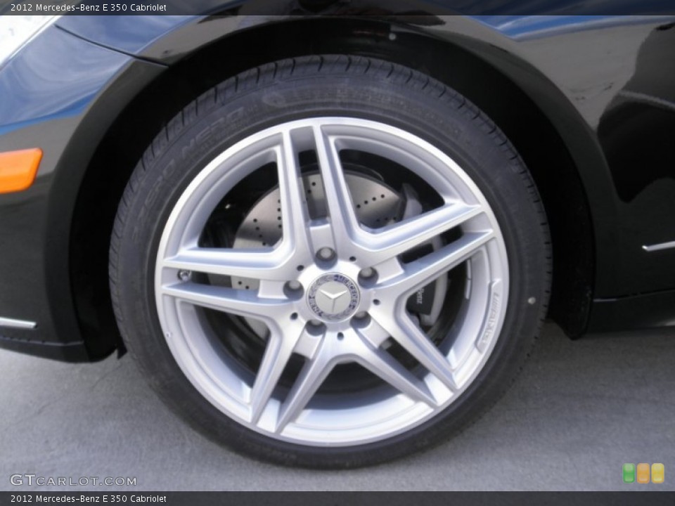 2012 Mercedes-Benz E 350 Cabriolet Wheel and Tire Photo #55097536