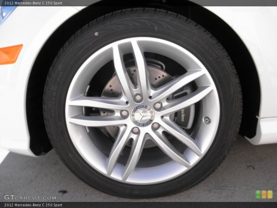 2012 Mercedes-Benz C 250 Sport Wheel and Tire Photo #55097890