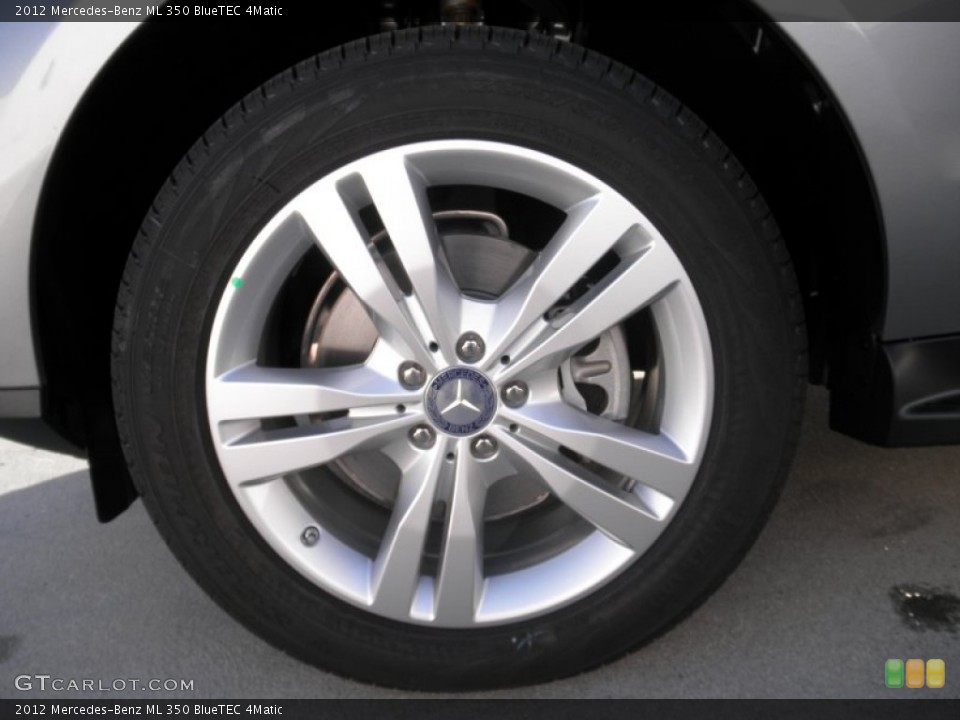 2012 Mercedes-Benz ML 350 BlueTEC 4Matic Wheel and Tire Photo #55098256